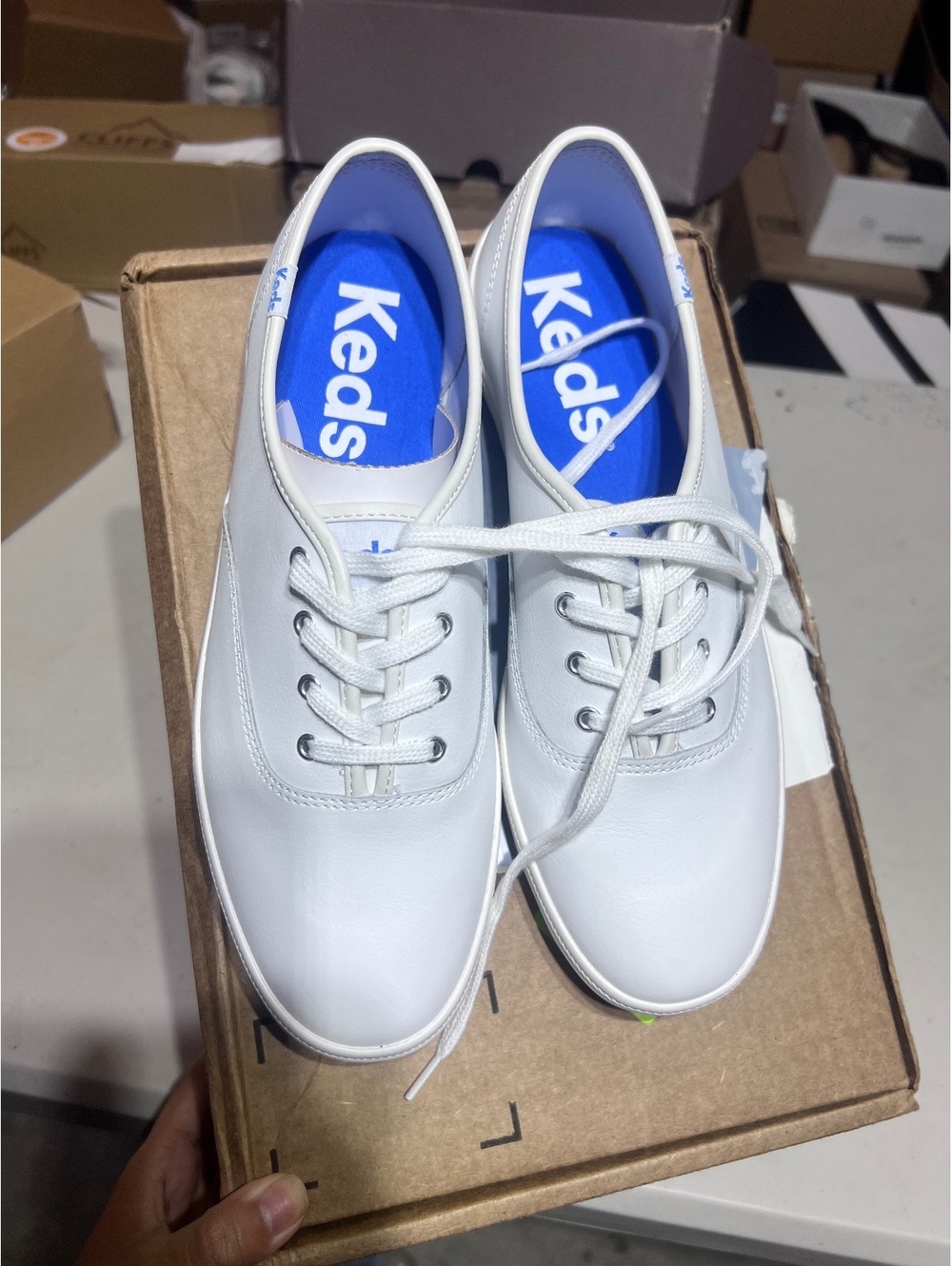Keds Women's White Classic Canvas Sneakers Size 9.5W